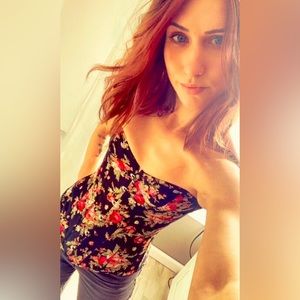 Gorgeous Vintage Femenine Sexy Black Floral Corset - All Sizesv
